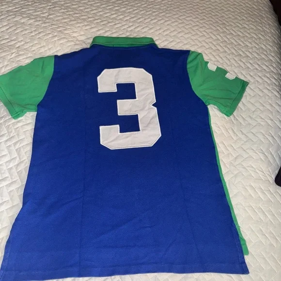 Polo by Ralph Lauren Kids' Red and Green Polo Shirts - Picture 2 of 4